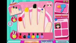 Cutie Nail Salon Game Review by GirlsGamescom [upl. by Elaval]