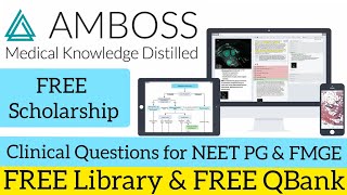 FREE Access of AMBOSS QBank  FREE Scholarship Program Shorts [upl. by Etram]