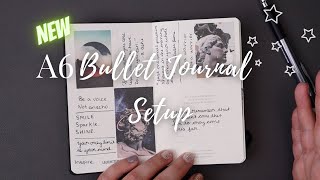 A6 Leuchtturm Bullet Journal Setup  Minimalist Planner [upl. by Ynnep93]