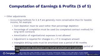 Chapter 5 PowerPoint Lecture Corporations Earnings and Profits and Dividend Distributions [upl. by Terrill]