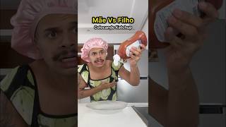 Mãe Vs Filho Colocando Ketchup [upl. by Britte]