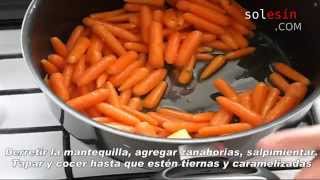 Zanahorias salteadas con mantequilla [upl. by Kroo]