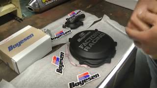 Boyesen Supercooler Kit amp Clutch Cover Install amp Overview [upl. by Haroppizt]