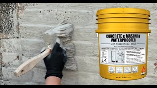 Sika Thoroseal Plus® Concrete amp Masonry Waterproofer Application Video [upl. by Deden32]