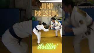 Garage Training Jump Pass Drilling shorts [upl. by Hamon]