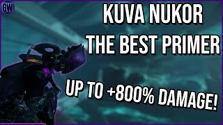 Kuva Nukor Build  The BEST Primer in Warframe 2023 [upl. by Bradski]