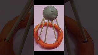 3D shapes with clay shorts viral 3dshapes cone clay maths [upl. by Yrrem]