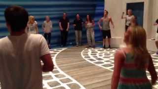 Mamma Mia London 2012  2013 Cast Final Warmup [upl. by Nairbal]