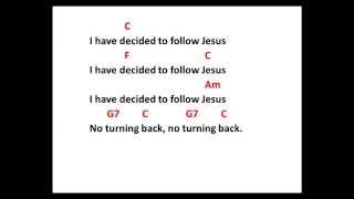 quotI have decided to follow Jesusquot  ukulele chords amp lyrics [upl. by Tommie]