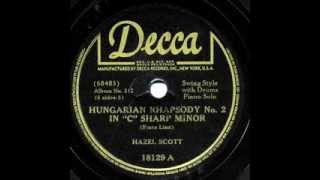 Hazel Scott  quotHugarian Rhapsodyquot amp quotMinute Waltzquot [upl. by Simara]