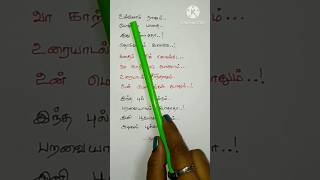 Paravaiye engu irukiraai💔song lyricsUnnoduKatrathu TamilJeevaIlayarajaYuvanshortsfeed shorts [upl. by Ettennor]