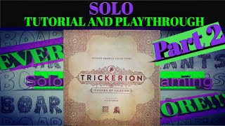 Trickerion Solo Tutorial and Playthrough Part 2 [upl. by Nuj]