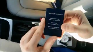 TOMMY HILFIGER 1790858 watch UNBOXINGREVIEW [upl. by Stanfield]