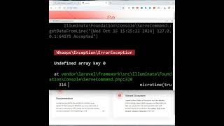 Laravel 11  Error Undefined Array Key After Fresh Installation — Heres the Fix [upl. by Llekram394]