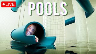 DEEPER INTO THE POOLROOMS  Pools LIVE [upl. by Rafe932]