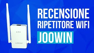 Recensione ripetitore WiFi Joowin 24 GHz e come configurarlo [upl. by Mehitable]