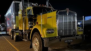 Kenworth 12V71 Detroit Diesel arrives at TT circuit Assen [upl. by Compton]