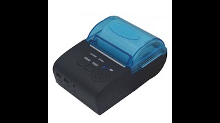 MUNBYN 58mm Mini portable bluetooth thermal printer IMP017 with carry cord [upl. by Joly]