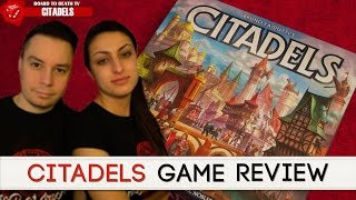 CITADELS  Board Game review [upl. by Ryle]