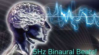 Binaural Beat 5Hz Pure Tone [upl. by Acinimod75]