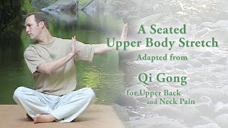 Qi Gong Upper Body Stretch Seated [upl. by Thekla]