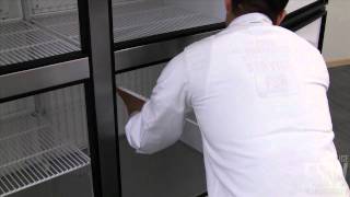 True Solid HalfDoor ReachIn Freezer Video T49F4 [upl. by Kcirdek]