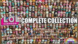 LOL Surprise COMPLETE COLLECTION ALL SERIES  LOL Full Set Series 1 2 3 4 Big Glam Glitter [upl. by Tnert953]