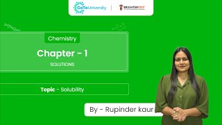 Solubility in Chemistry  CBSE Grade 12 Full Explanation and Study Guide [upl. by Ragucci]