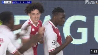 Monaco vs Crvena zvezda 5  1  Liga prvaka  HRVATSKI KOMENTATOR [upl. by Ahsiad]