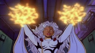 Storm  All Powers amp Fights Scenes 1 XMen Animated Series [upl. by Rawden]