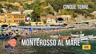 Cinque Terre  Monterosso  Walking Tour  Italy  🇮🇹 4K [upl. by Siekram104]