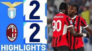 LAZIO  MILAN 22  HIGHLIGHTS  3ª GIORNATA  SERIE A 202425 [upl. by Babcock]