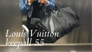 LOUIS VUITTON KEEPALL 55 [upl. by Georgetta]