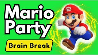 💪 Mario Party Brain Break for Kids  Elementary PE Class [upl. by Drof]