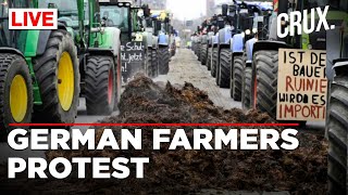 Farmers Block Roads In Germany In Protest Against Subsidy Cuts Heat On Scholz Government [upl. by Brod781]