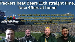 Packers beat Bears 11th straight time face 49ers at home [upl. by Mik]