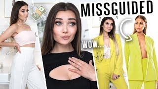 AD TRYING ON VERY EXTRA CLOTHING FROM MISSGUIDED [upl. by Normie]