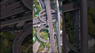 8D MAGICAL TRANSITION ROAD  CHONGQING EGONGYAN INTERCHANGE architect bridge road engineering [upl. by Cid]