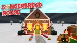 Building a GINGERBREAD HOUSE in BLOXBURG [upl. by Tavie]