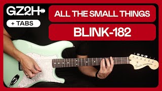 All The Small Things Guitar Tutorial Blink 182 Guitar Chords Rhythm  Lead [upl. by Melena]