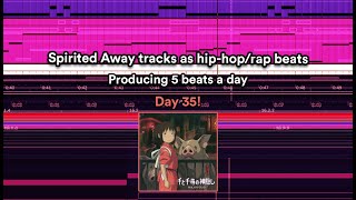 Making rap beats out of Spirited Away  Producing 5 Beats a Day  Day 35 [upl. by Eaned]