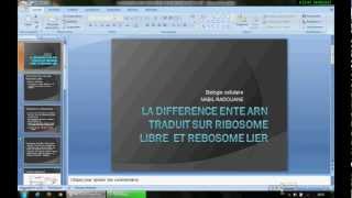 Biologie Cellulaire traduction sur ribosome libre et lier [upl. by Tomas366]