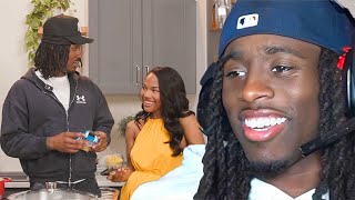 Kai Cenat Reacts to Duke Dennis amp Quenlin Blackwell Cooking [upl. by Sanborn]