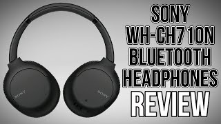 Sony WHCH 710N Bluetooth Headphones REVIEW [upl. by Alphard]