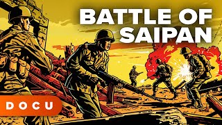 Battle of Saipan ORIGINAL FOOTAGE WW2 WORLD WAR 2 War Battle Japan USA [upl. by Nuhsar485]