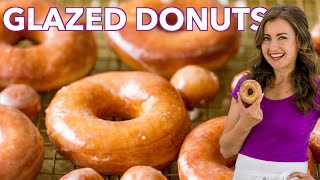 How To Make Glazed Donuts  Soft and Fluffy Donut Recipe [upl. by Alysoun]