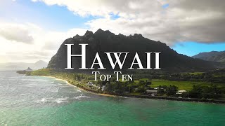 Top 10 Places To Visit In Hawaii [upl. by Coltun710]