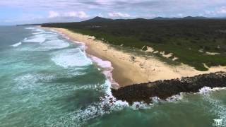 Urunga NSW from drone Jye Geronimi [upl. by Siravrat]