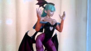 Morrigan Aensland en papercraftmp4 [upl. by Snell]