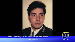 Andria  2 novembre la Polizia ricorda le vittime del dovere [upl. by Lancaster22]